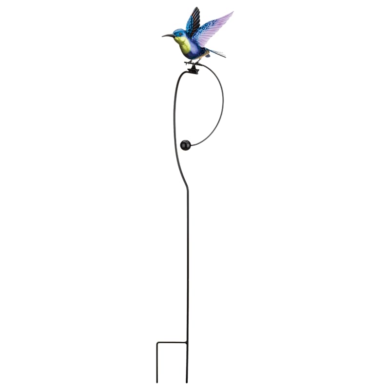 Regal Art & Gift Woodnymph Hummingbird Rocker Stake