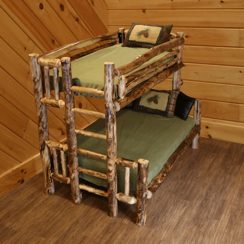 Log Cabin Rustics Cabin Cove Bunk-Bed Frame