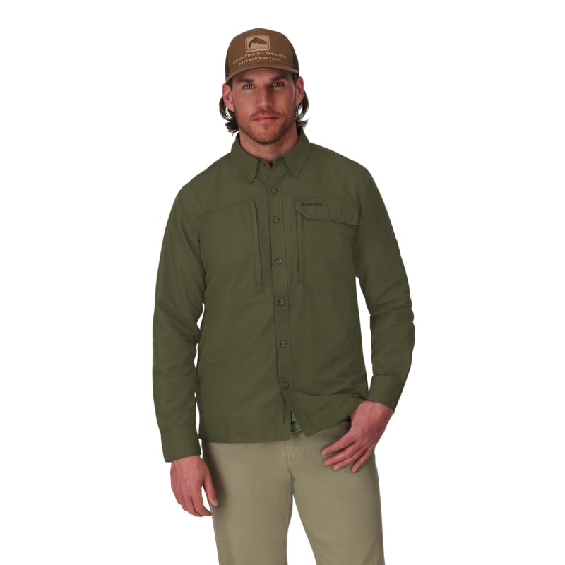 Simms Guide Logo Long-Sleeve Shirt for Men