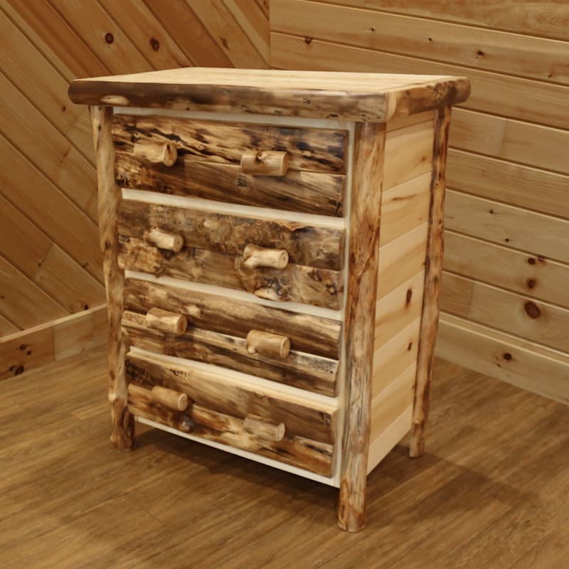 Log Cabin Rustics Cabin Cove 4-Drawer Chest