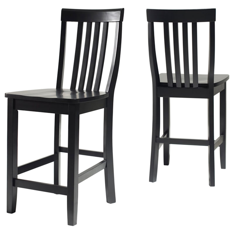 Crosley School House 2-Piece Counter Stool Set