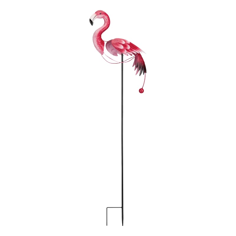 Regal Art & Gift Flamingo Ball Rocker Stake
