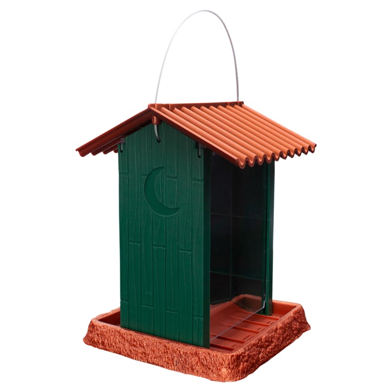 North States Village Collection Green Hopper Bird Feeder