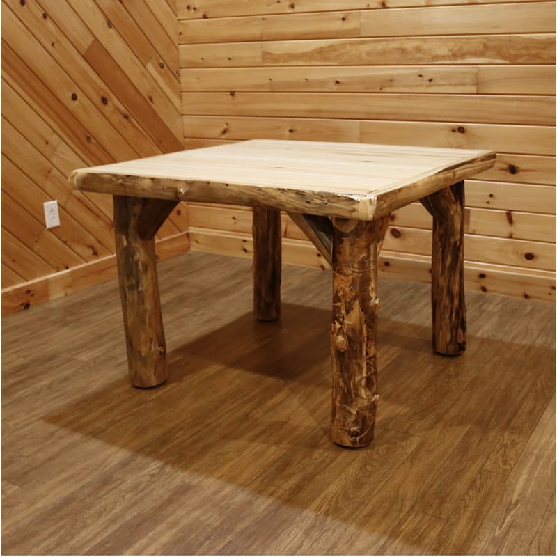 Log Cabin Rustics Cabin Cove Square Dining Table