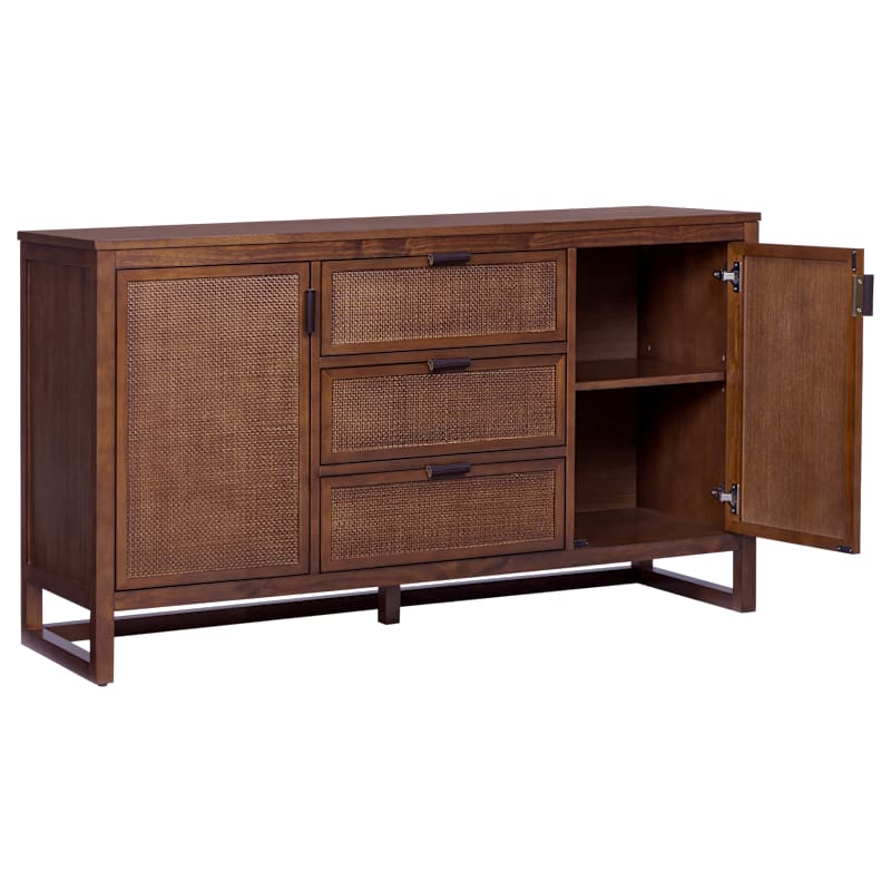 Teamson Home Hatteras Wide Wood Sideboard Cabinet