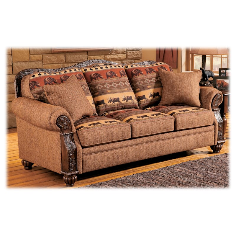 Modern of Marshfield Pine Cone Lodge Sofa