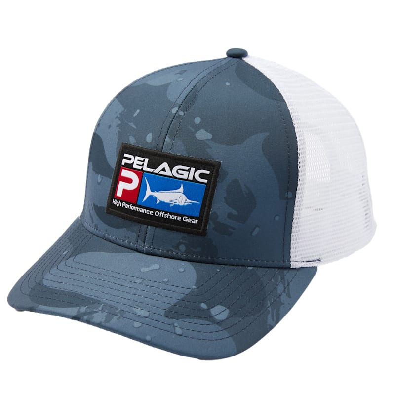 Pelagic Offshore Brushed Camo Low-Profile Trucker Cap