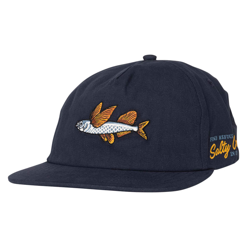 Salty Crew Coastal Fish Embroidered Snapback Cap