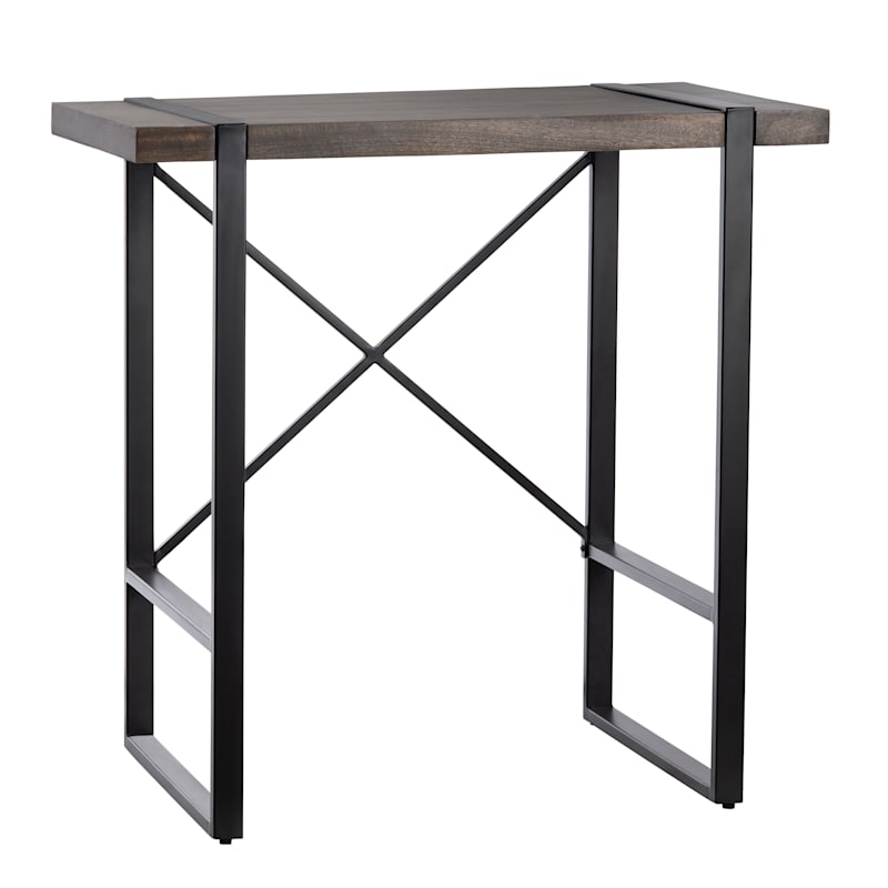 Crestview Collection Josie Standing Wood and Metal Desk