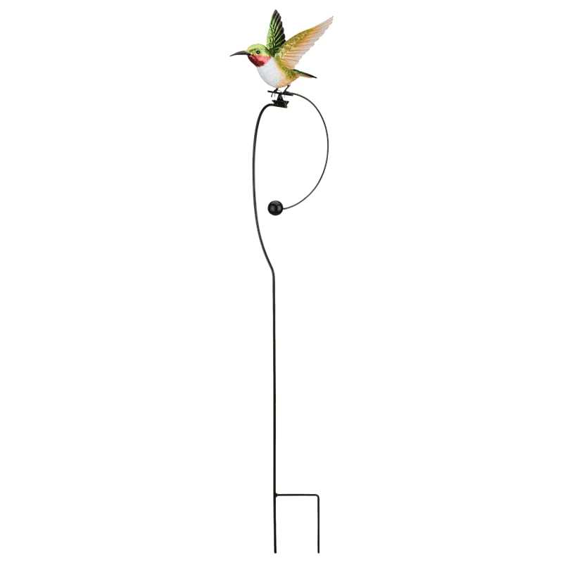 Regal Art & Gift Rocker Ruby Throated Hummingbird Stake
