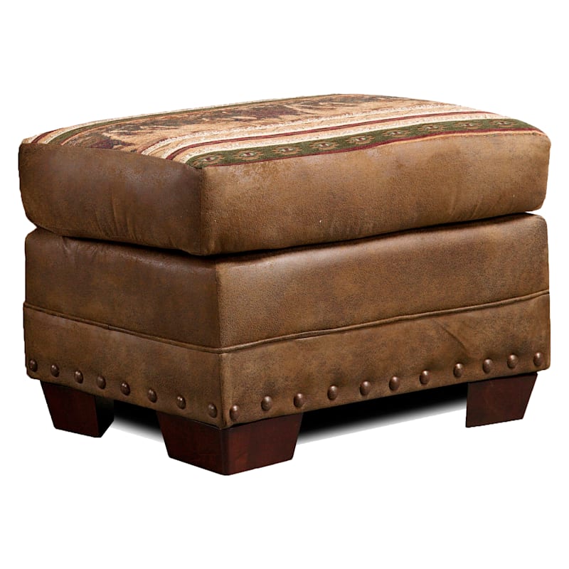 American Furniture Classics Lodge Collection Ottoman