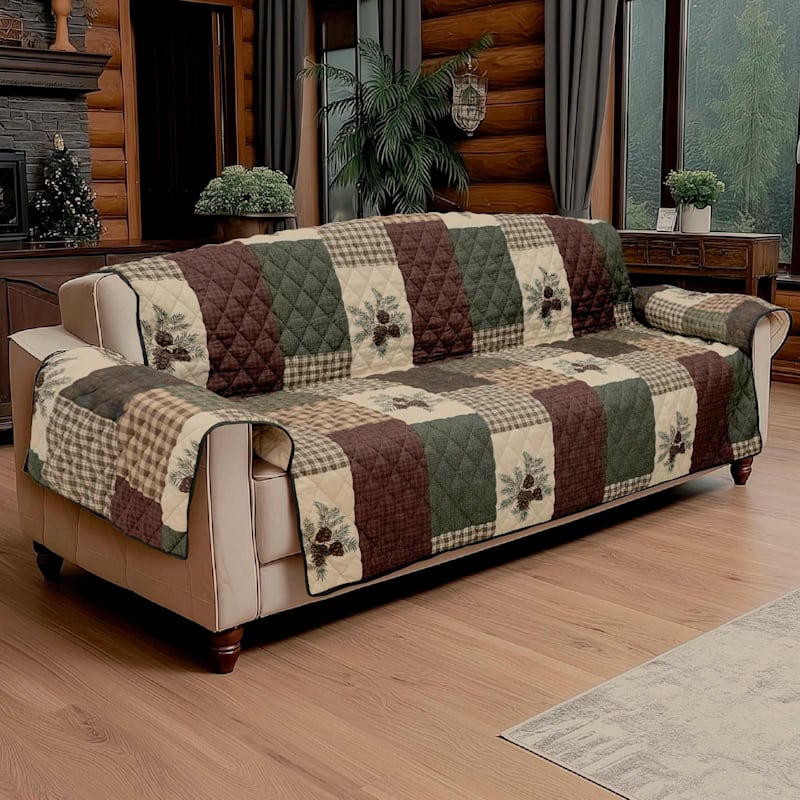 Donna Sharp Pine Panels Furniture Cover
