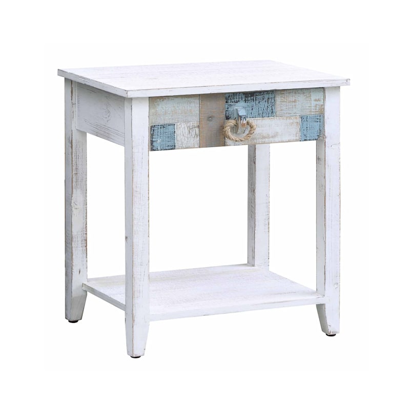 Crestview Collection Nautical 1-Drawer Accent Table