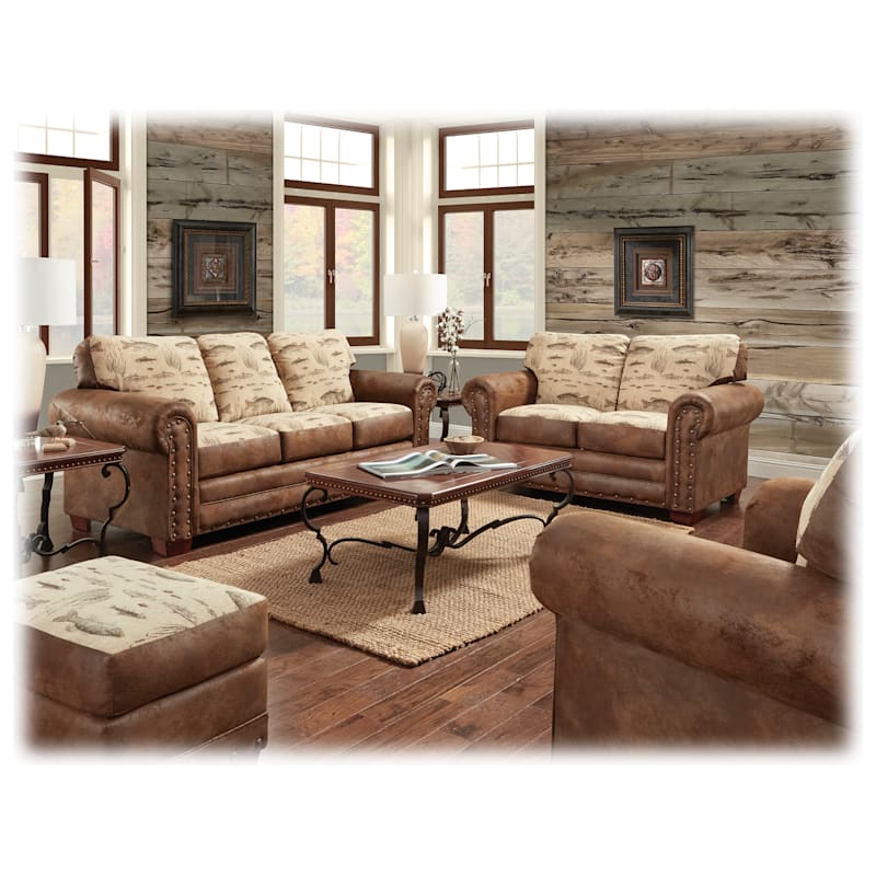 American Furniture Classics Angler's Cove Collection 4-Piece Living Room Furniture Set