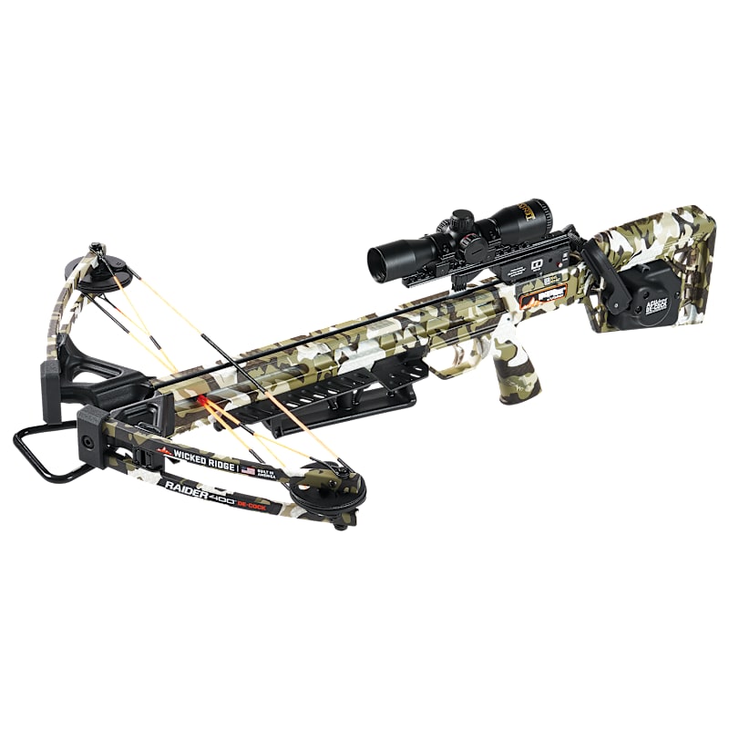 Wicked Ridge Raider 400 with ACUdraw De-Cock Crossbow Package