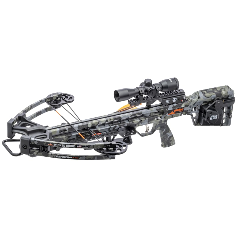Wicked Ridge by TenPoint Invader M1 De-Cock Crossbow Package with ACUdraw De-Cock