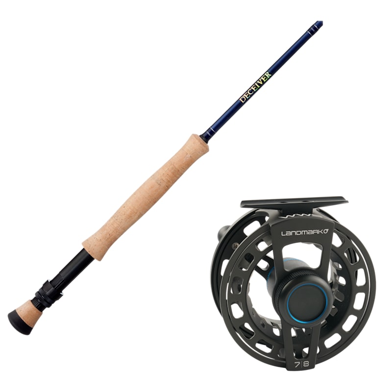 World Wide Sportsman Deceiver Fly Rod and Landmark Fly Reel Combo