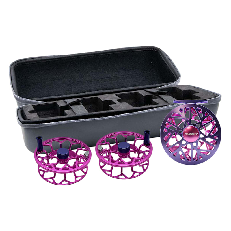 Cheeky Burst Triple Play Fly Reel and Spool Bundle