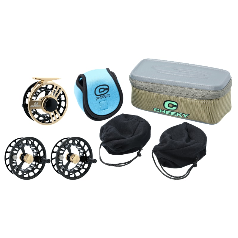 Cheeky Launch Triple Play Fly Reel Package