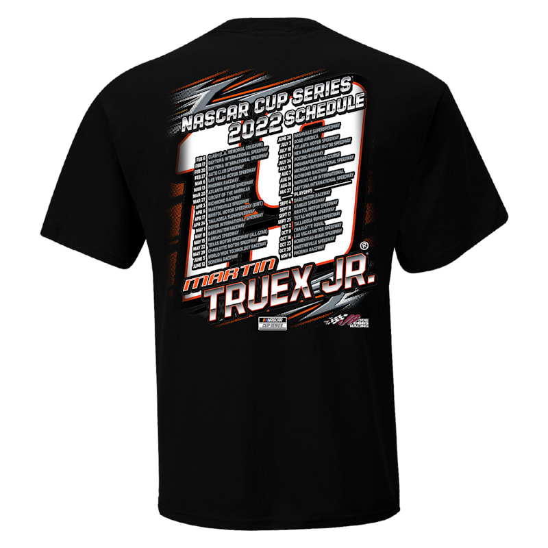 NASCAR Martin Truex Jr. 2022 Schedule Short-Sleeve T-Shirt for Men
