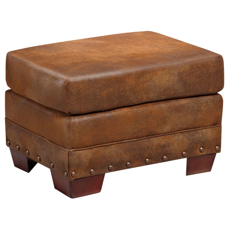 American Furniture Classics Lodge Buckskin Collection Ottoman