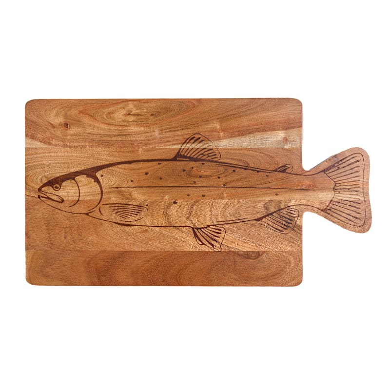 White River Home Fish Serving Board