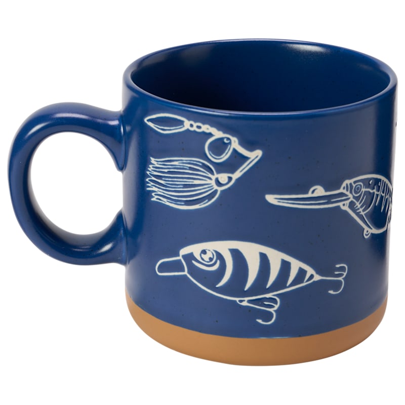 Bass Pro Shops Lure Stoneware Mug