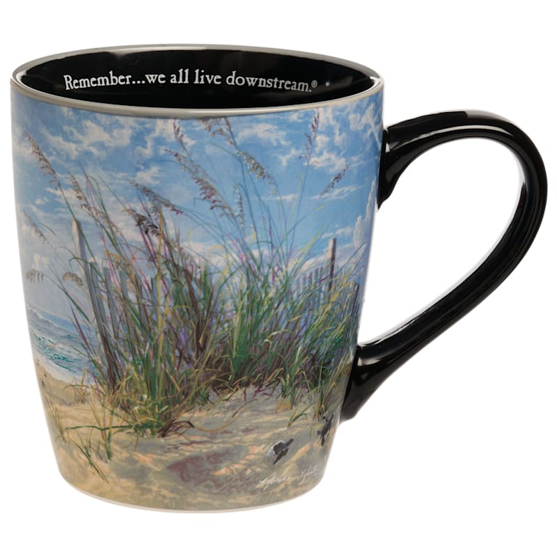 Bass Pro Shops Coastal Panoramic We All Live Downstream Mug