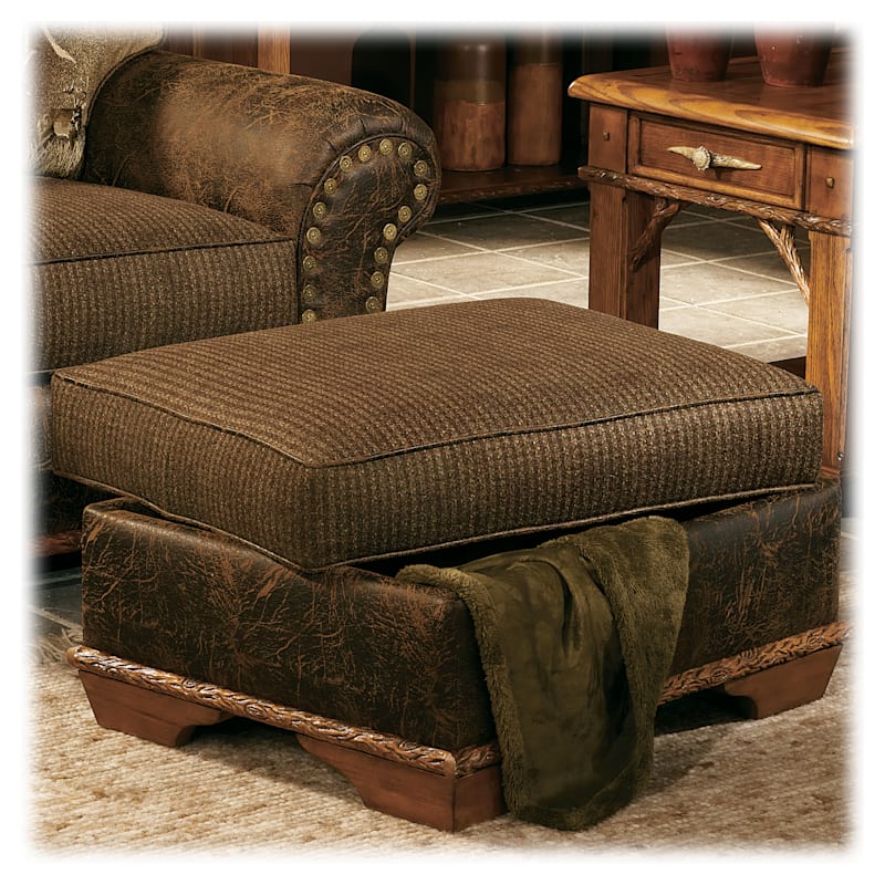 Modern of Marshfield Whitetail Ridge Furniture Collection Storage Ottoman