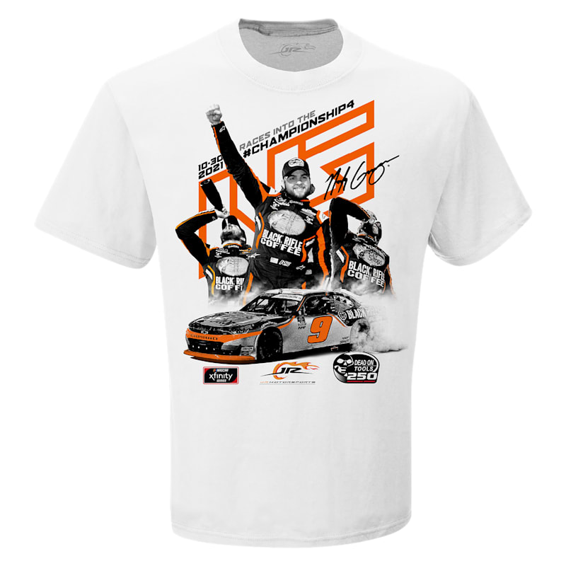 NASCAR JR Motorsports Noah Gragson 250 Race Win Short-Sleeve T-Shirt for Men