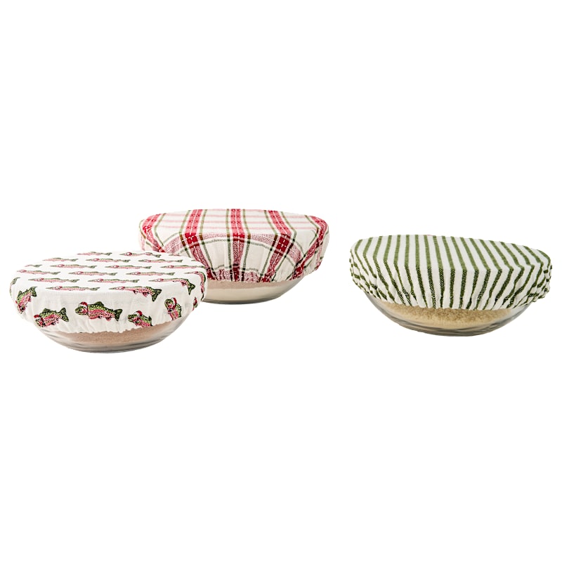 Bass Pro Shops Santa Trout Dish Cover 3-Piece Set