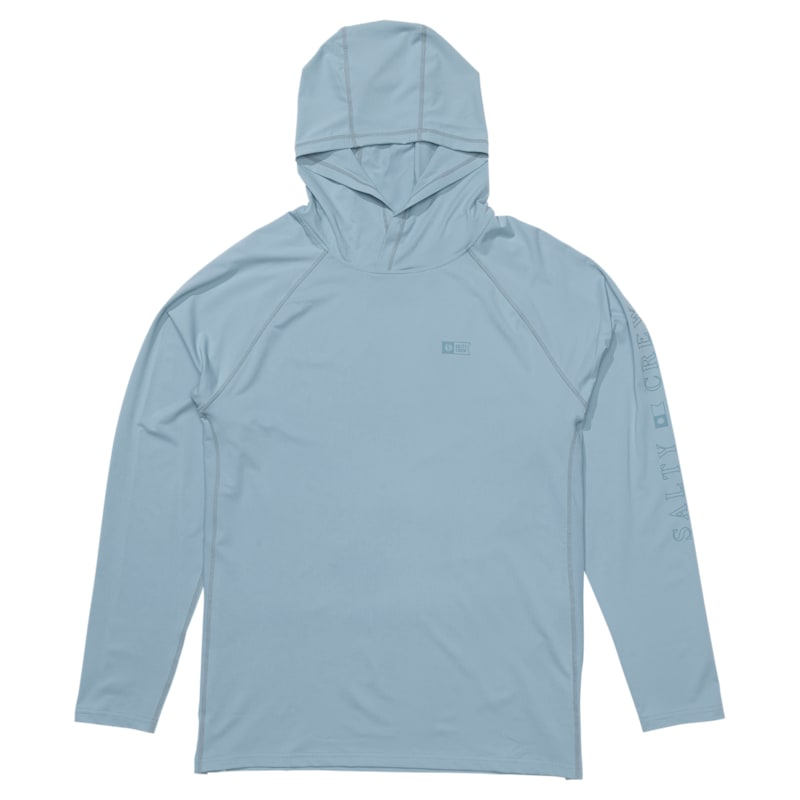 Salty Crew Apex Perforated Long-Sleeve Hooded Sunshirt