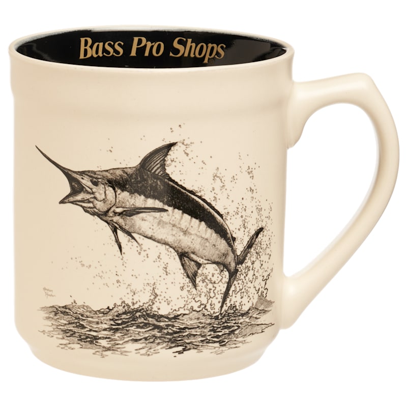 Bass Pro Shops Trigger Mug with Blue Marlin by Abraham Hunter