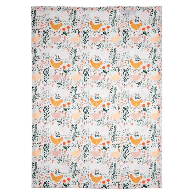 Carstens, Inc. Botanical Chicks Tea Towel