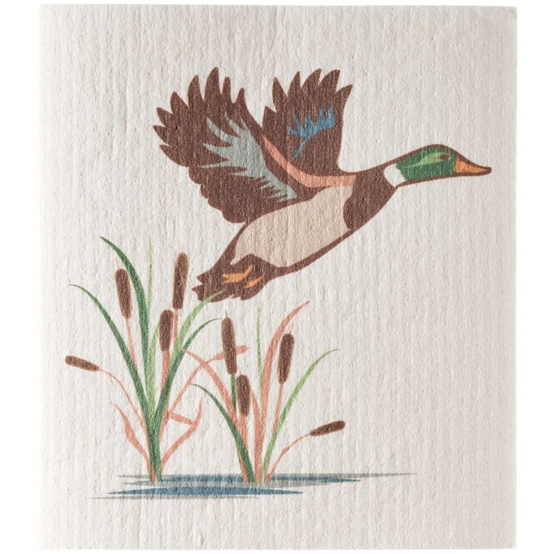 White River Home Duck Take Flight Swedish Dishcloth