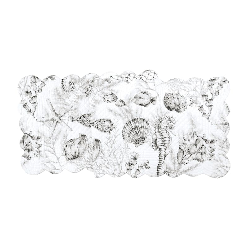 C&F Home Fenwick Isle Gray Table Runner