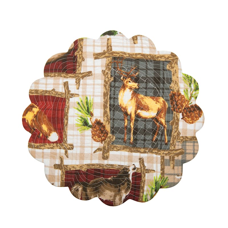 C&F Home Bryson Retreat Round Place Mat 6-Pack