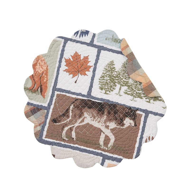 C&F Home Oakley Lodge Round Placemat 6-Piece Set