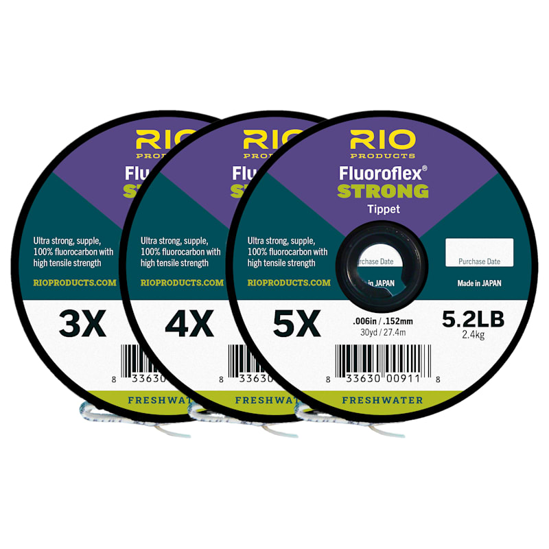 RIO Fluoroflex Strong Tippet 3-Pack