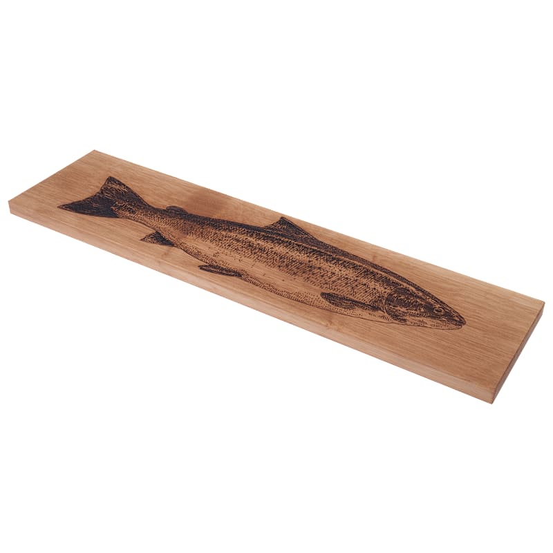 Selbrae House Oak Salmon Plank Serving Platter