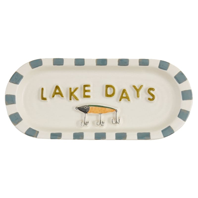 Mud Pie Lake Days Everything Tray