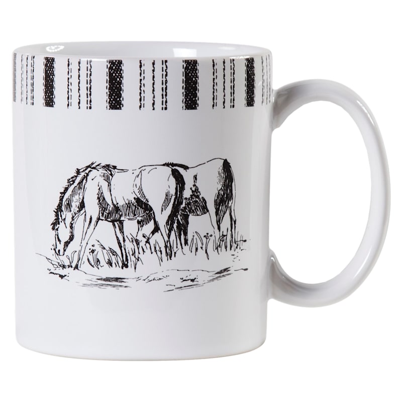 Paseo Road Ranch Life Remuda Mugs Set of 4