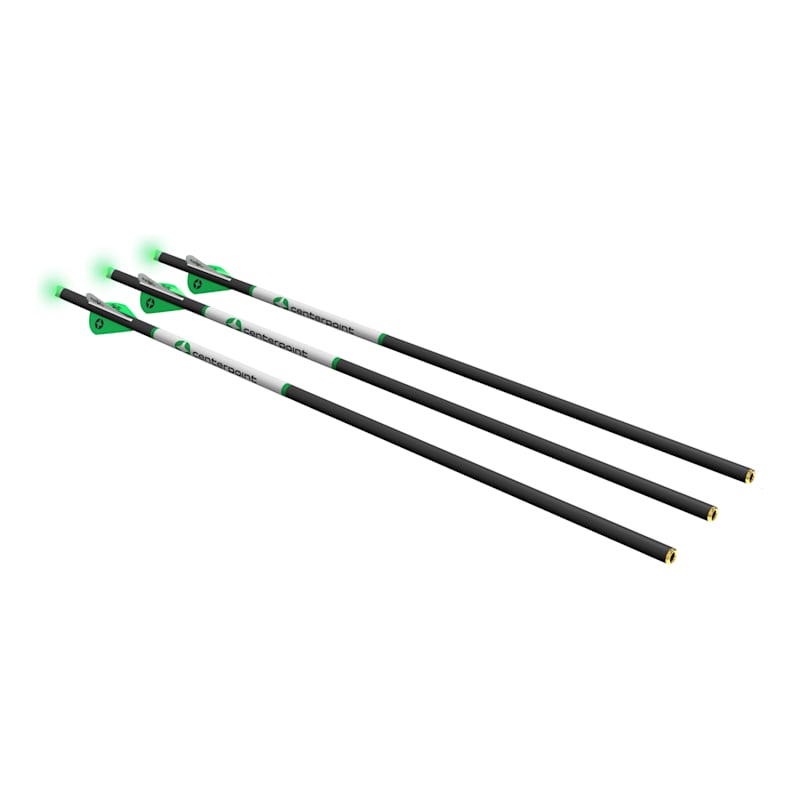 CenterPoint Carbon Crossbow Arrows with Lighted Nocks