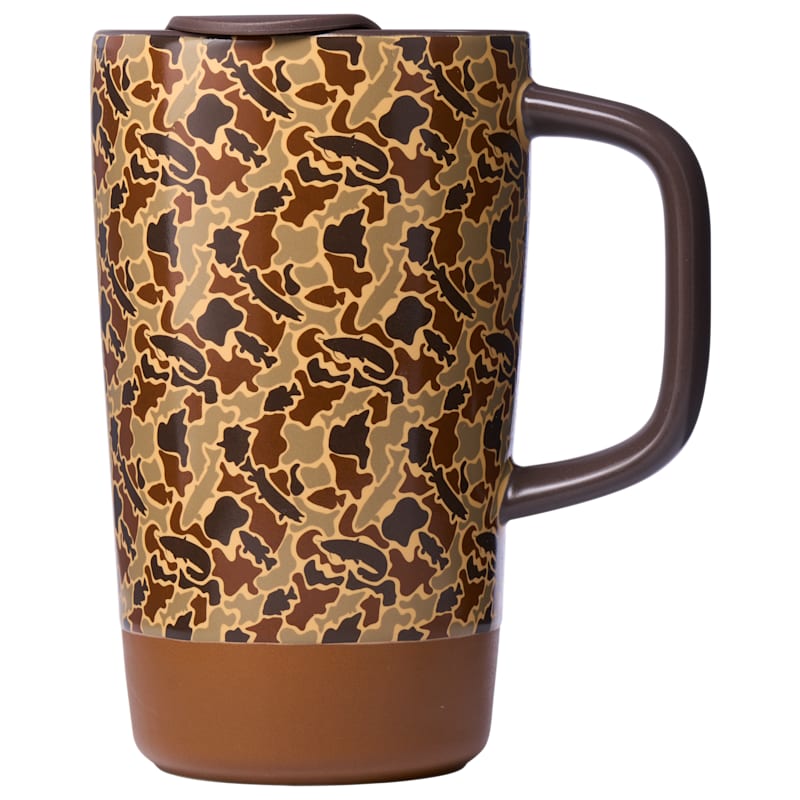Bass Pro Shops Fish Camo Travel Mug with Lid