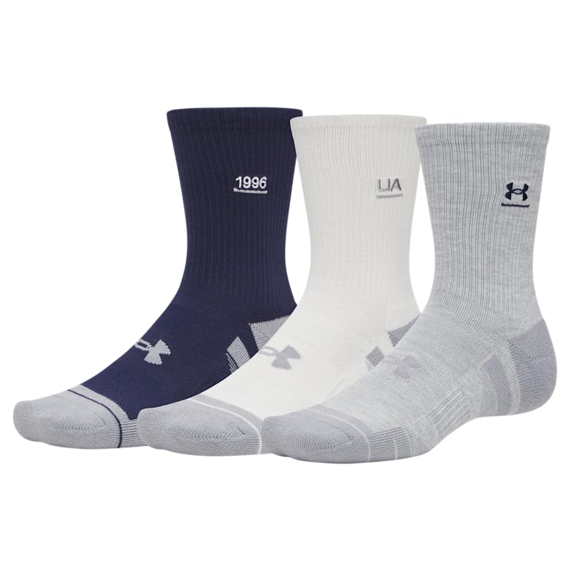 Under Armour Performance Tech Crew Socks for Men 3-Pack