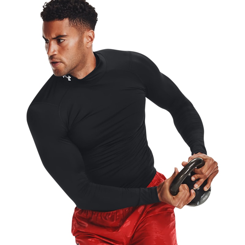 Under Armour HeatGear Compression Mock-Neck Long-Sleeve Shirt