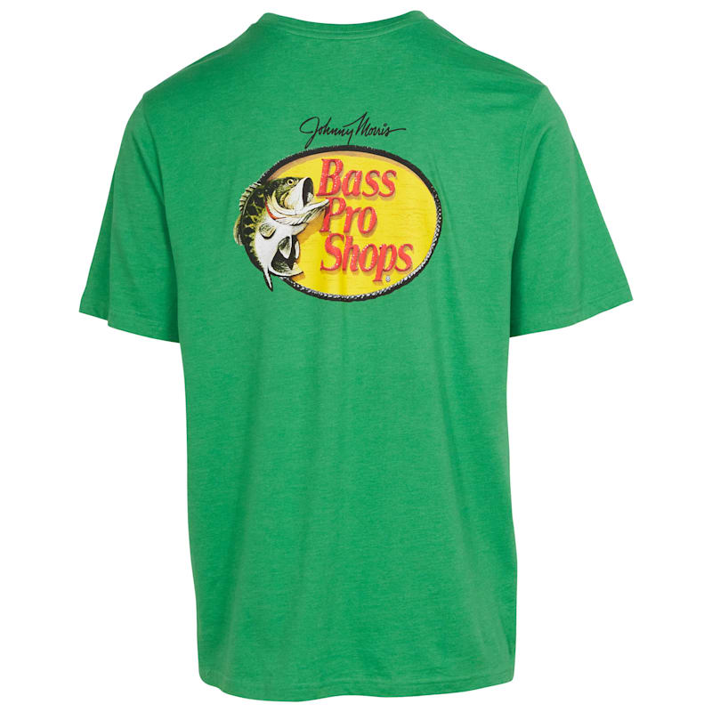 Bass Pro Shops Woodcut Logo Short-Sleeve Pocket T-Shirt for Men