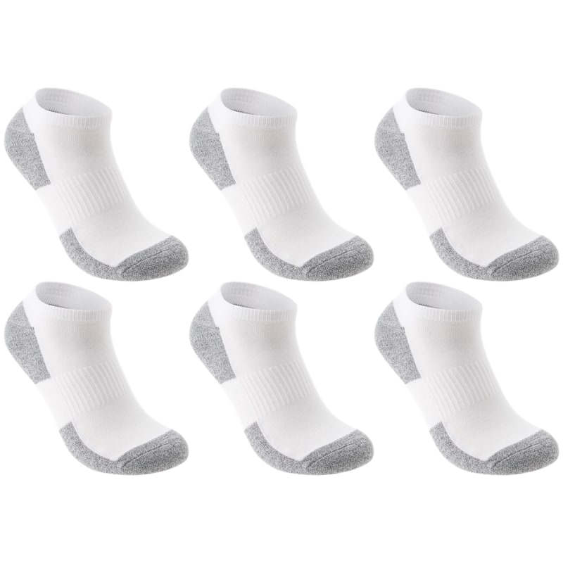 Natural Reflections Performance No-Show Socks 6-Pack