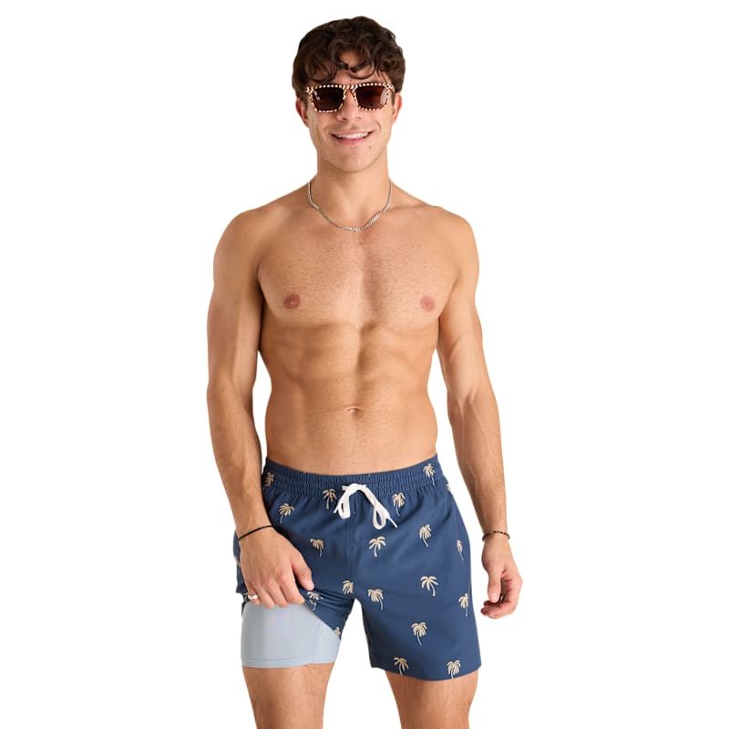 Chubbies Midnight Palms Classic Lined Swim Trunks