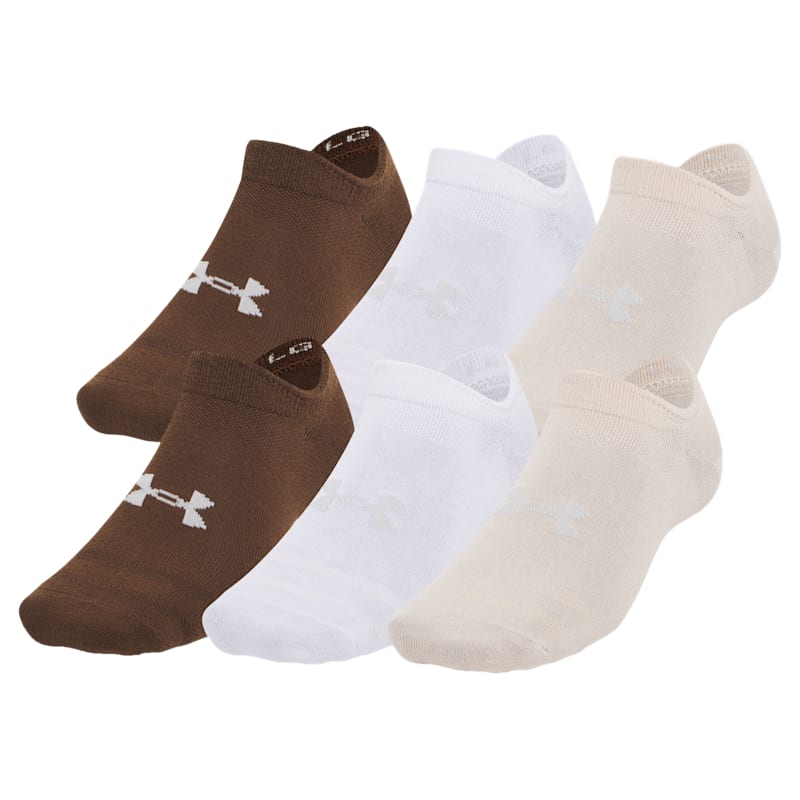 Under Armour Essential No-Show Socks for Women 6-Pair Pack